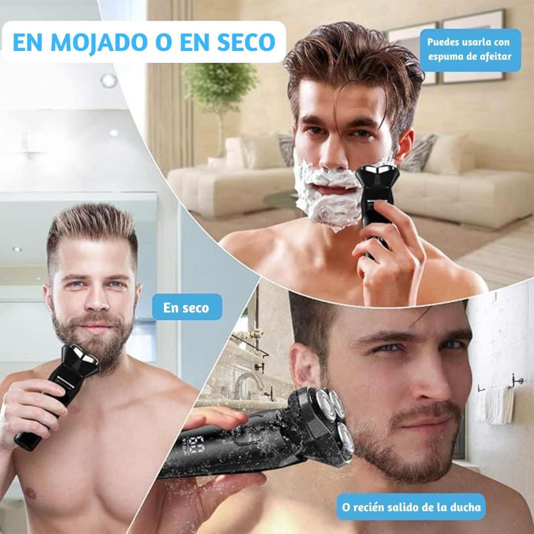 Máquina de afeitar 3 en 1