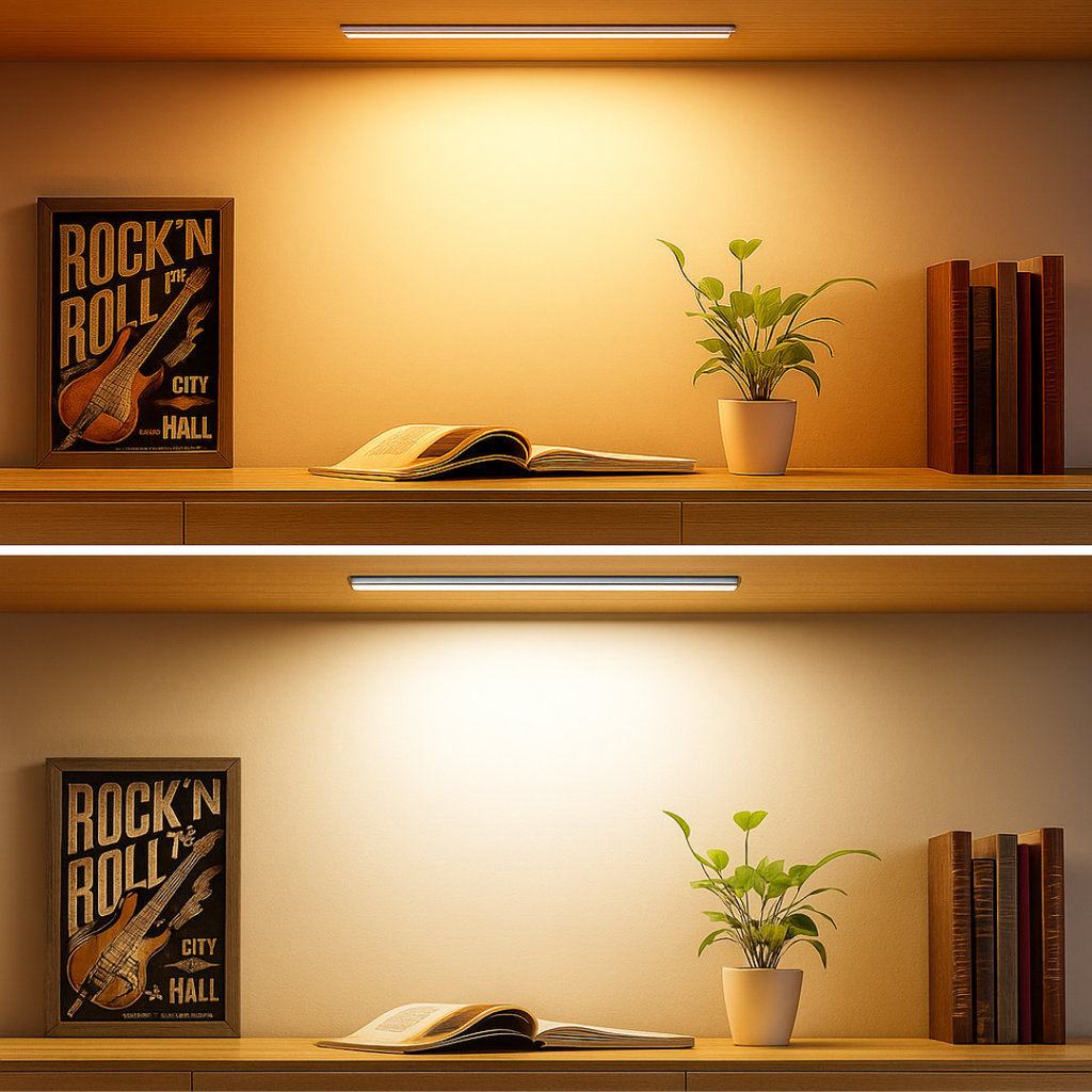 Pack de 2 Luces LED recargables con sensor de movimiento grandes (60cm) - Dekory
