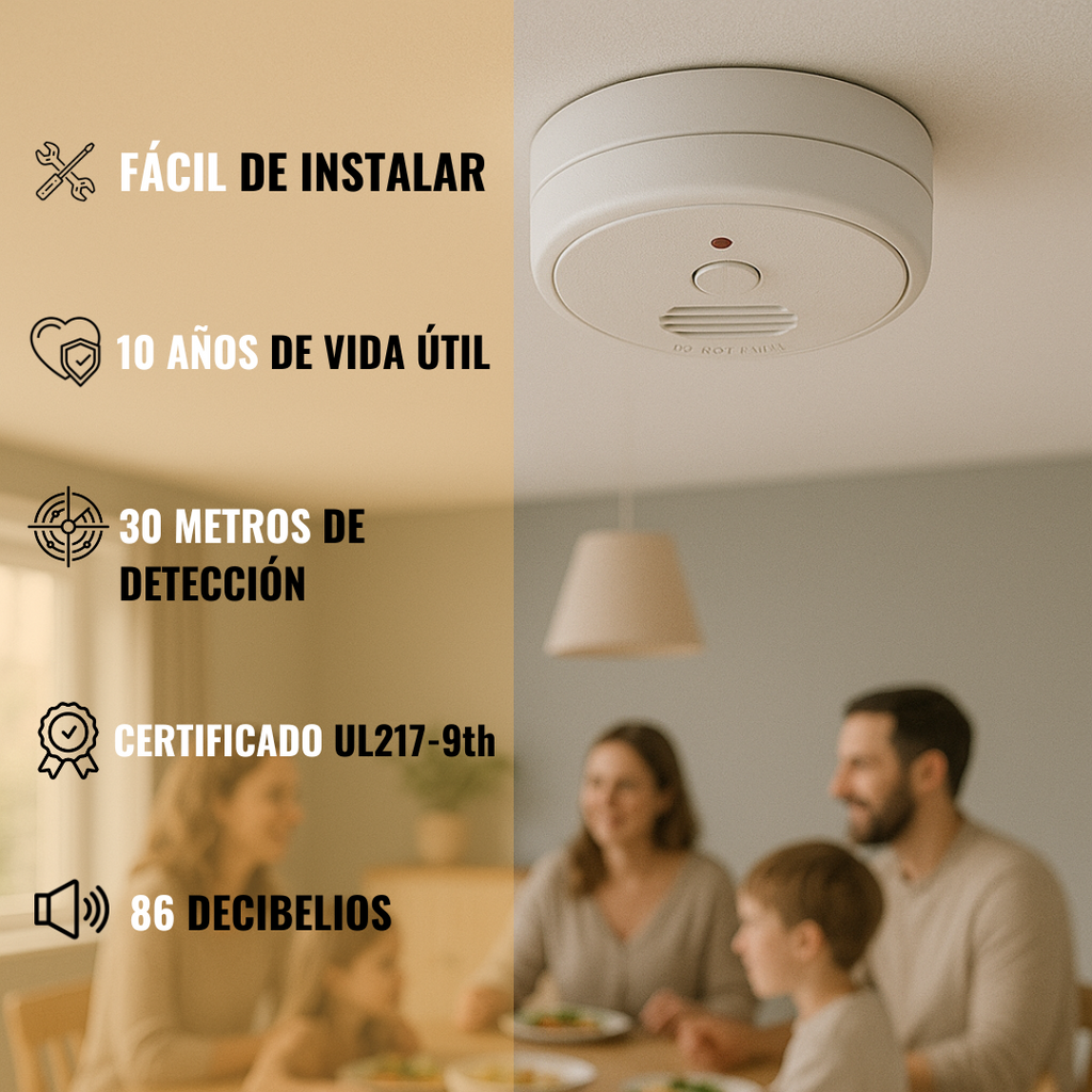 Alarma anti incendios SMART - Nuevo modelo 2025