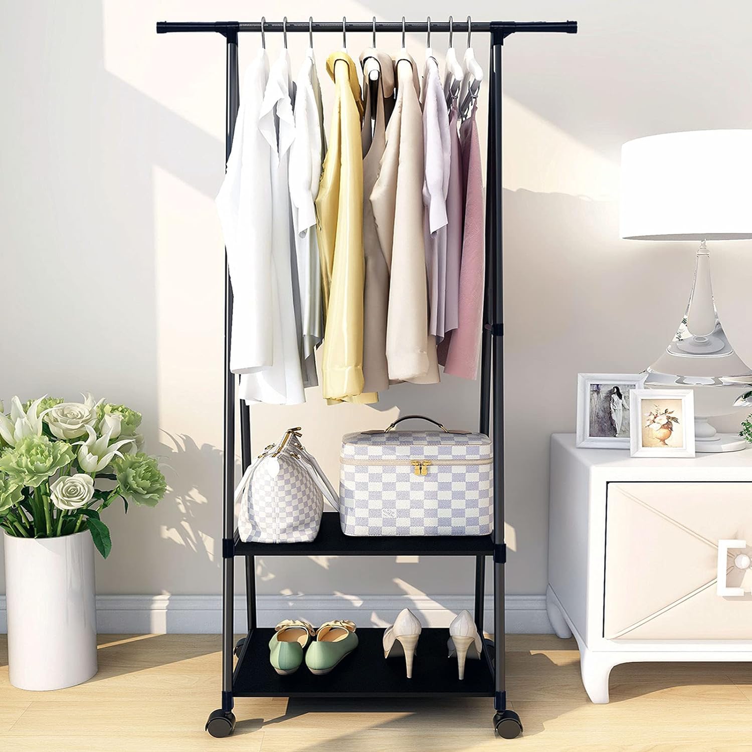 Mueble perchero portátil