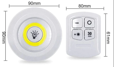 Pack de 3 luces LED de alta intensidad