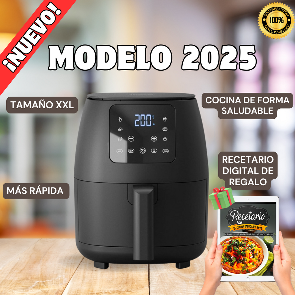 Freidora de aire 2025 (recetario de regalo)