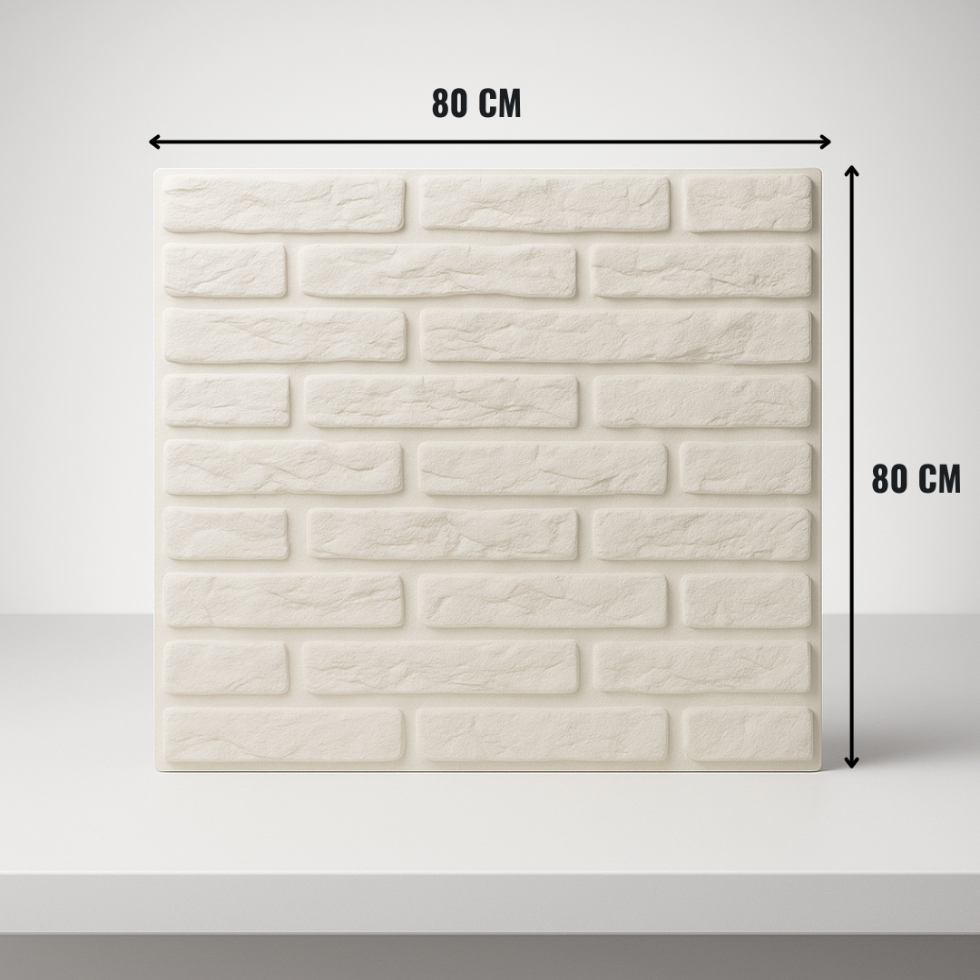 5 Paneles Piedra 3D autoadhesivo - Dekhome™