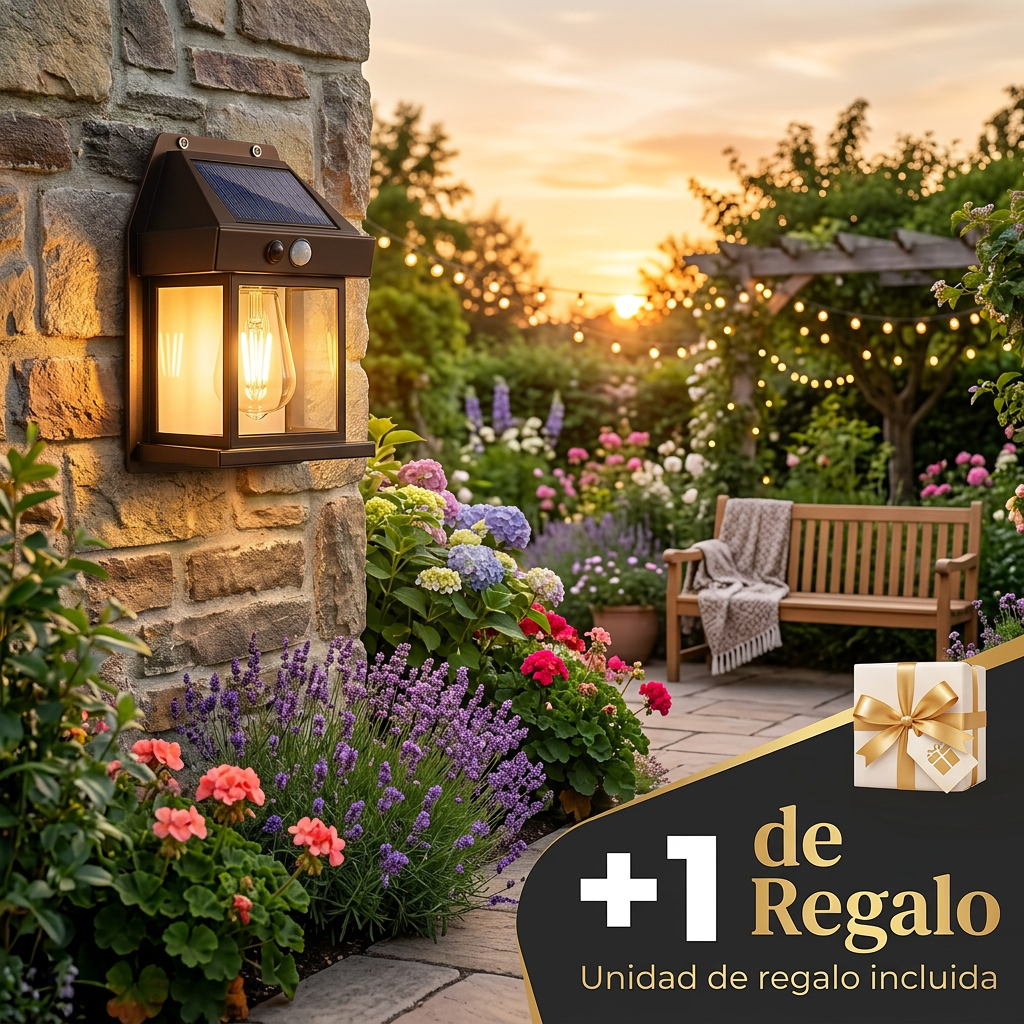 Faro solar LED (2+1 de regalo) - nuevo modelo 2026